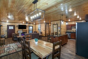 Interior - Rustic-Chic Retreat with Hot Tub, Stone Fireplace & Game Room (Sevierville)