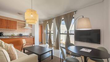 Apartamento, 1 habitación | Zona de estar