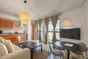 Apartment, 1 Bedroom | Living area