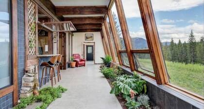 Earthship Home in Big Sky
