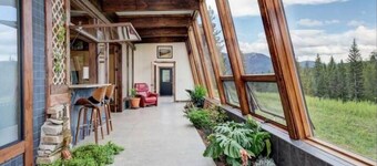 Earthship Home in Big Sky