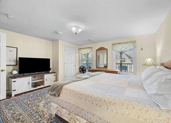 2 bedrooms, iron/ironing board, travel crib, WiFi