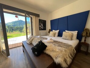 1 bedroom, travel cot, free WiFi, bed sheets - Les 3 Chaufatons - Appartement Petit Malicieux Avec Sauna et Jacuzzi (Montriond)