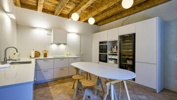 Dishwasher, highchair, dining tables