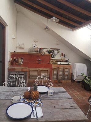 Maison, 2 chambres, vue ville | Terrasse/Patio