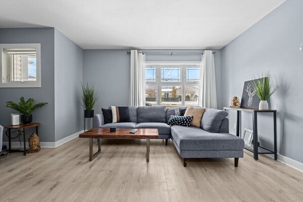 TV connectée, cheminée