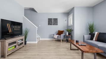 TV connectée, cheminée