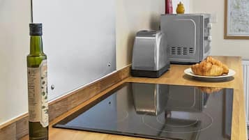 Fridge, microwave, oven, highchair