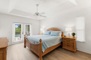 3 bedrooms, iron/ironing board, travel cot, WiFi