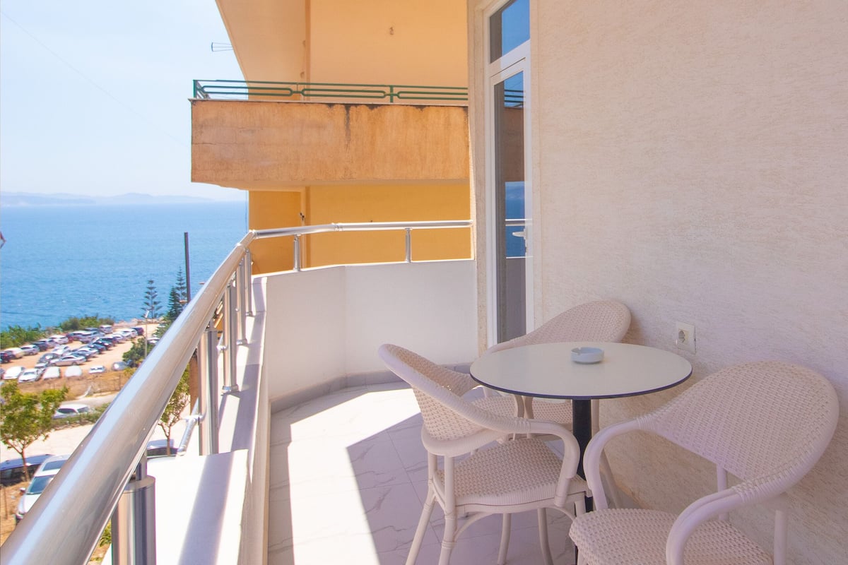 Deluxe-Apartment, eingeschränkter Meerblick, am Strand