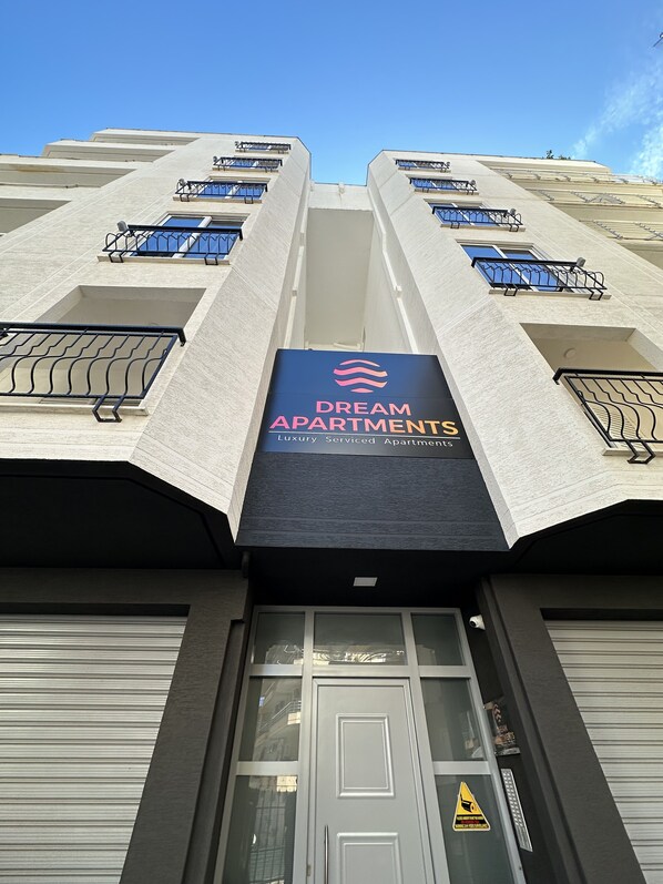 Overnatningsstedets facade
