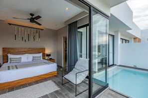 Master Suite | Free minibar, in-room safe, individually decorated - Nirú Ocean Suites by Binniguenda (Santa María Huatulco)
