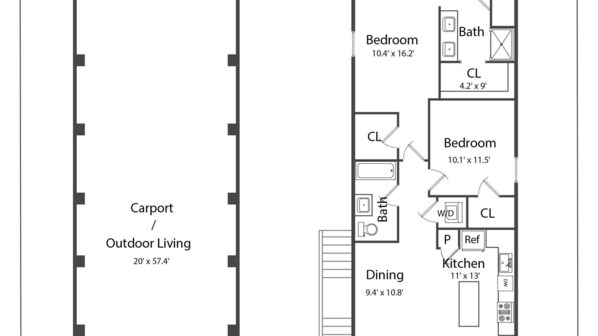 House (2 Bedrooms) | Interior