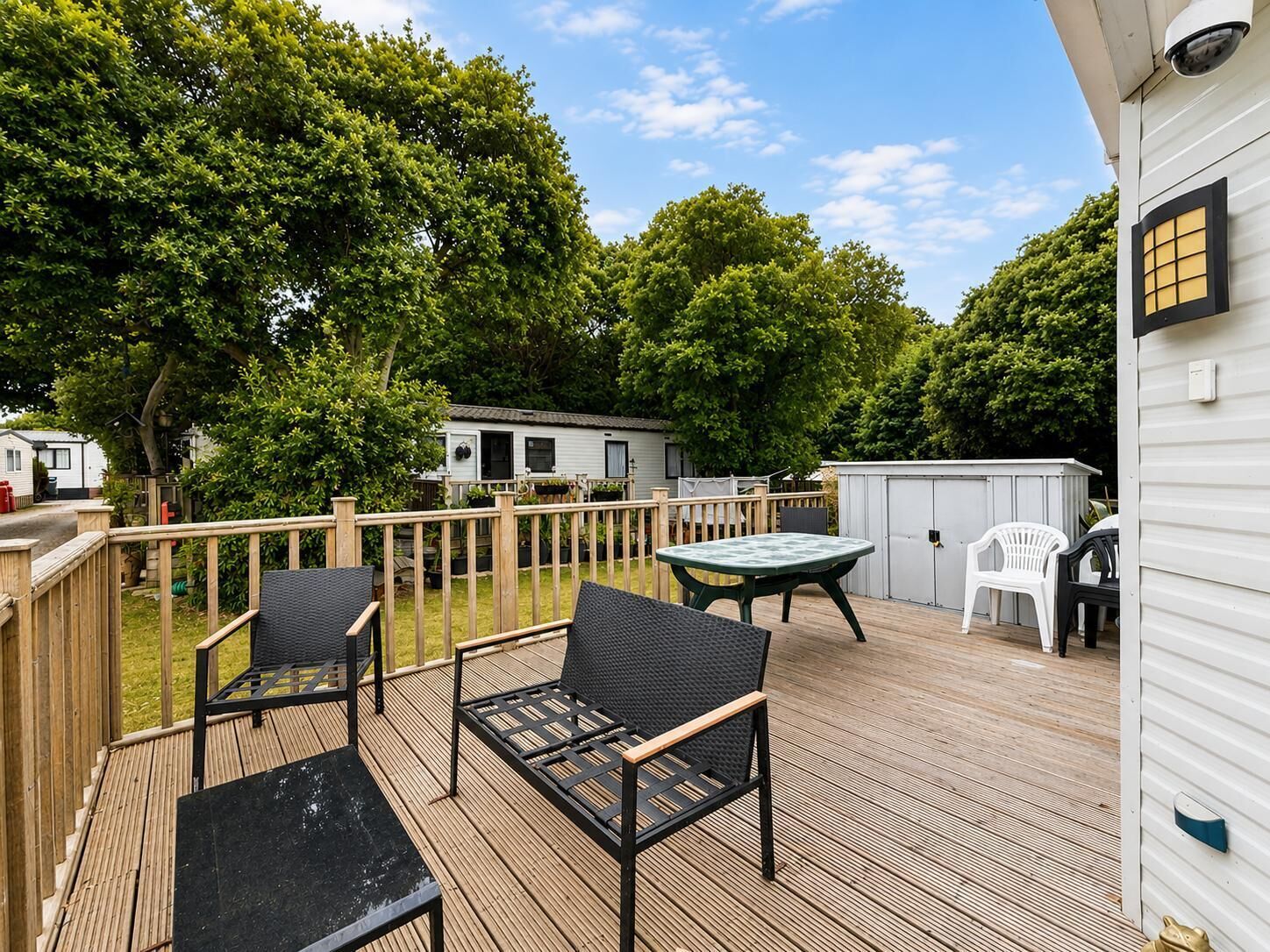 UK holidays on the Suffolk Coast often revolve around relaxing on the decking of a holiday home.