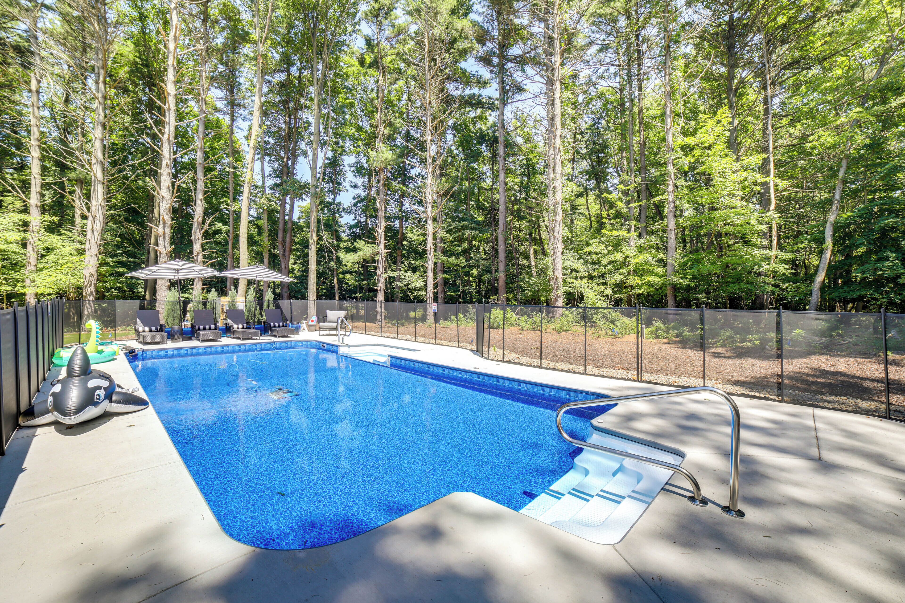 Una piscina climatizada