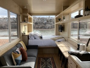 1 bedroom - Tiny home with one queen bed on main floor and full size futon. (Grand Junction)