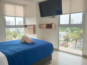 1 soverom, strykejern/-brett, wi-fi (inkludert) og sengetøy