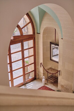 Interior entrance