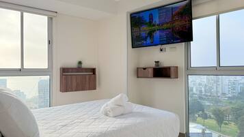 1 chambre, fer et planche Ă repasser, Wi-Fi gratuit, draps fournis