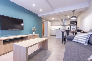 Apartment, 1 Bedroom | 1 bedroom, premium bedding, down comforters, pillowtop beds