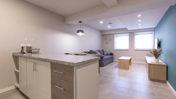 Căn hộ, 1 phòng ngủ | Bếp riêng | Tủ lạnh, lò vi sóng, lò nướng, bếp nấu