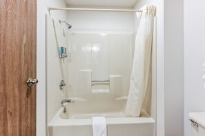 Hair dryer, towels