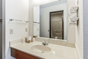 Hair dryer, towels