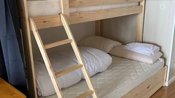 1 室のベッドルーム、WiFi、ベッドシーツ