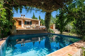 Pool - Country House 'Sa Cabana D'es Vicari' with Mountain View, Private Pool and Wi-Fi (Fornalutx)