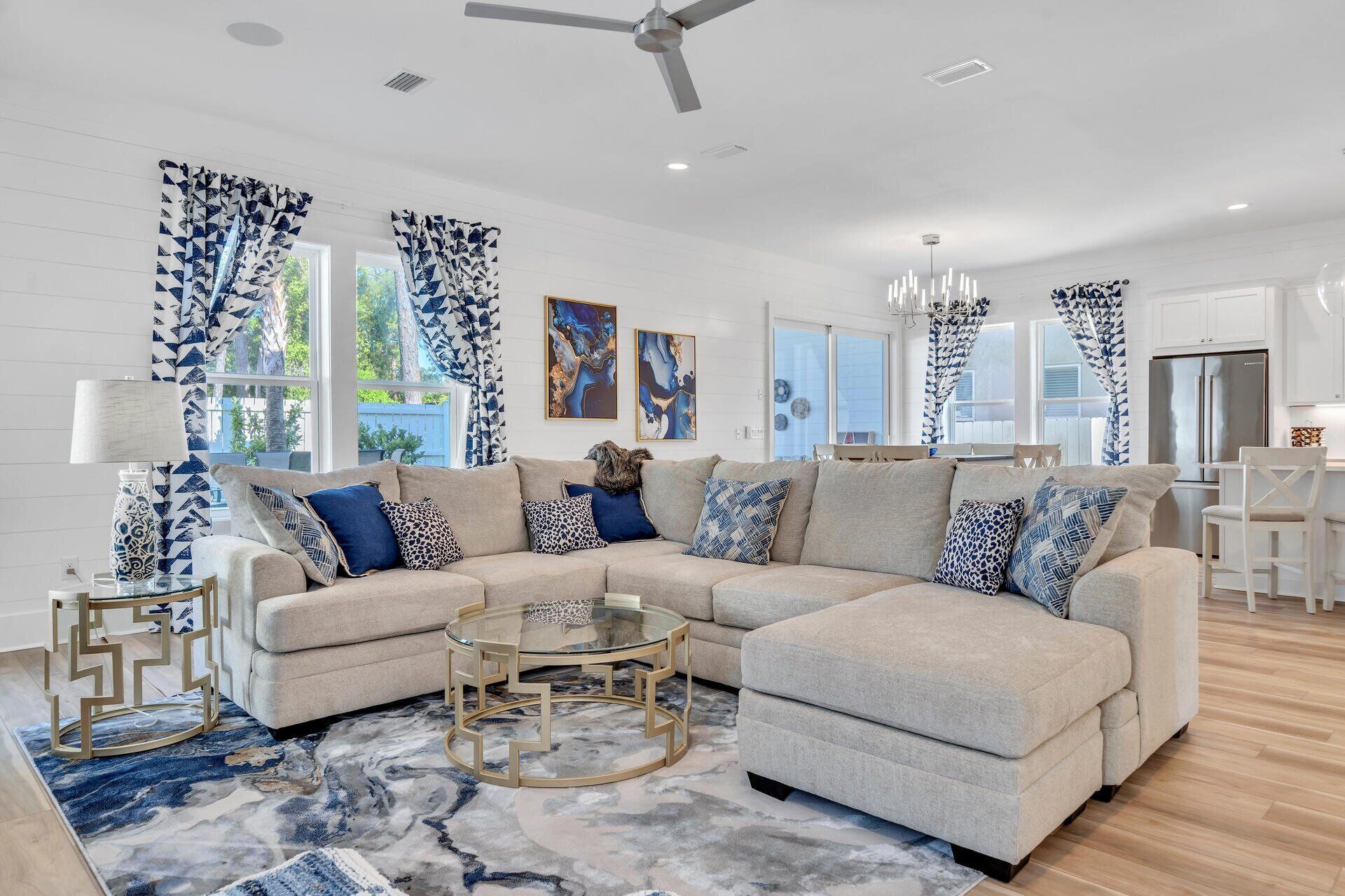 🦩New! Sleeps 24~Heart of Miramar~Golf Cart~Pet-Friendly🦩