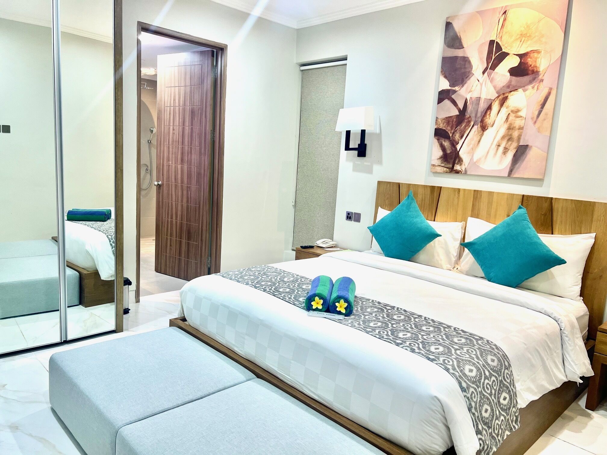 Apartemen Keluarga | 2 kamar tidur dan Wi-Fi gratis