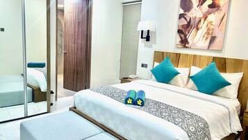 Apartemen Keluarga | 2 kamar tidur dan Wi-Fi gratis