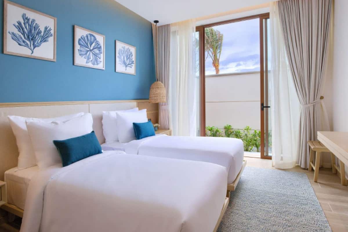 Two-bedroom Courtyard Villa | 3 bedrooms, minibar, desk, laptop workspace