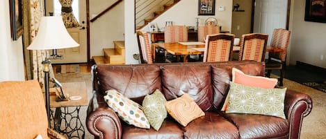 Fireplace, books