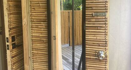 Safari tent on the beach. Near Manuel Antonio, nature, beach and plunge pool