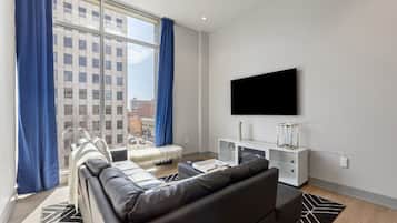 Smart TV, fireplace, offices