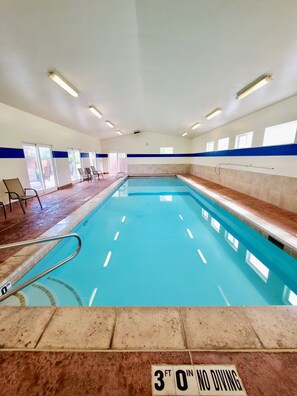 Indoor pool, a heated pool