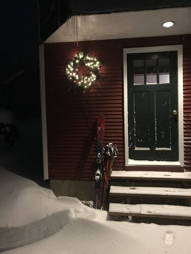 Rustic 60’s era Stowe ski camp.