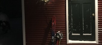 Rustic 60’s era Stowe ski camp. 