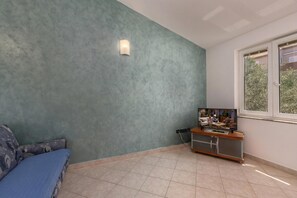 Living and dining room - Family Resort Santa Maria I Apartment 2, Stara Novalja, Croatia (Stara Novalja)