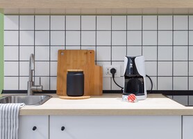 Camera Classic | Cucina privata | Piano cottura, macchina per tè/caffè, pentole/stoviglie/utensili