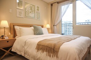 1 bedroom, in-room safe, free WiFi, bed sheets - Cozy Balcony Suite by Shore Staycations (Pasay City)