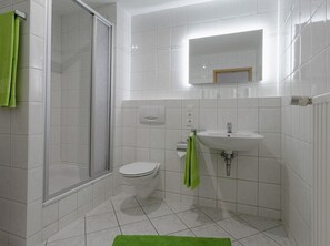 Een douche, een haardroger