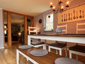 Dining - Apartment 'Ferienwohnung Hexenstube 2' with Balcony and Wi-Fi (Tanne)