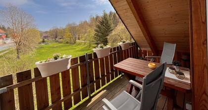 Apartment 'Ferienwohnung Hexenstube 1' with Balcony and Wi-Fi