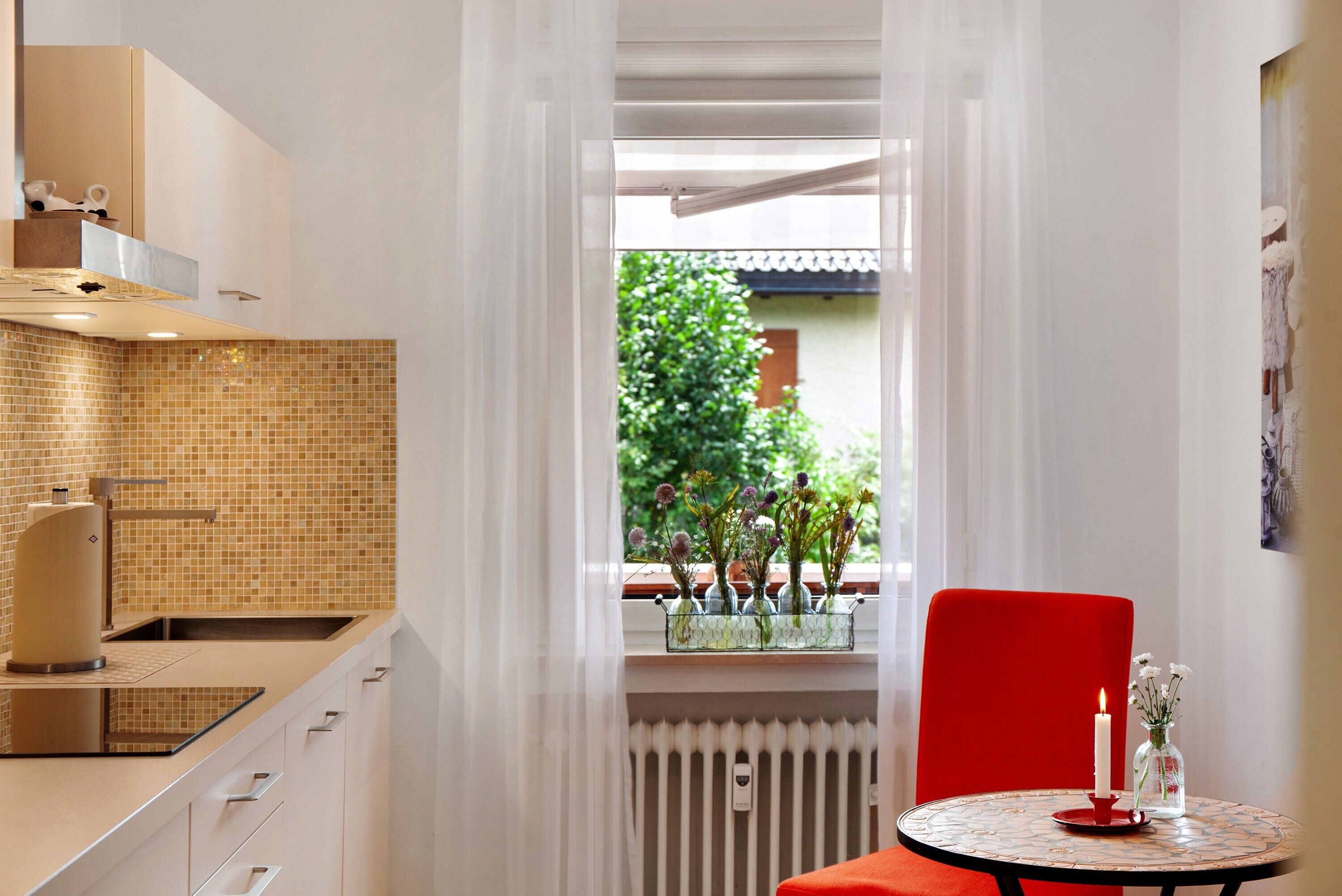 Kühlschrank, Ofen, Herdplatte, Geschirrspüler