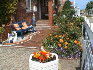 Terrace/patio - Apartment 'Seestern - Wohnung 1' with Balcony and Wi-Fi (Norderney)