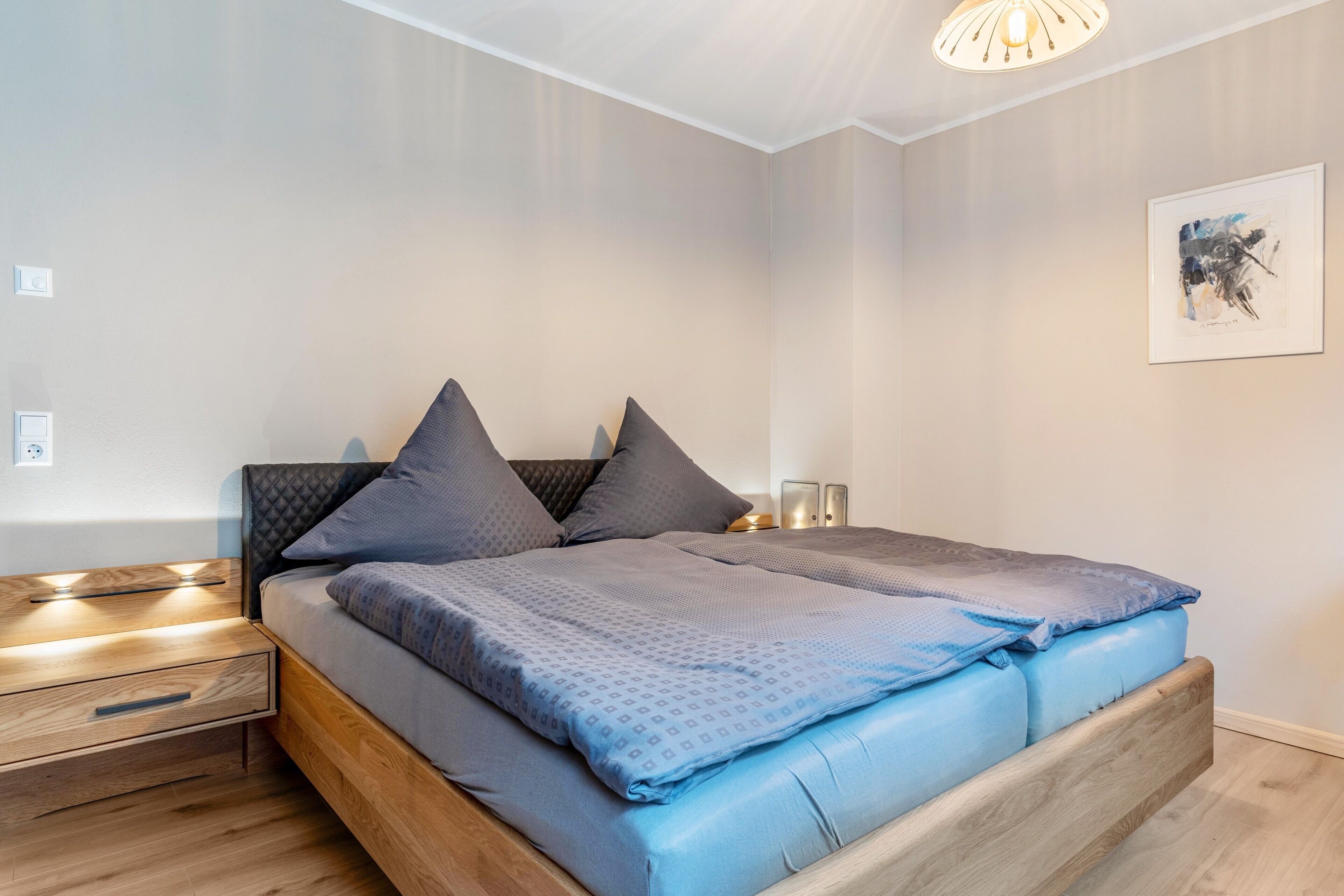 2 habitaciones, tabla de planchar con plancha y wifi gratis 