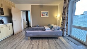 1 Schlafzimmer, Bügeleisen/Bügelbrett, kostenloses WLAN, Bettwäsche