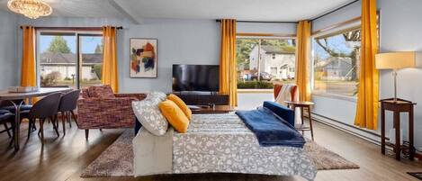 Televisie en een kantoor